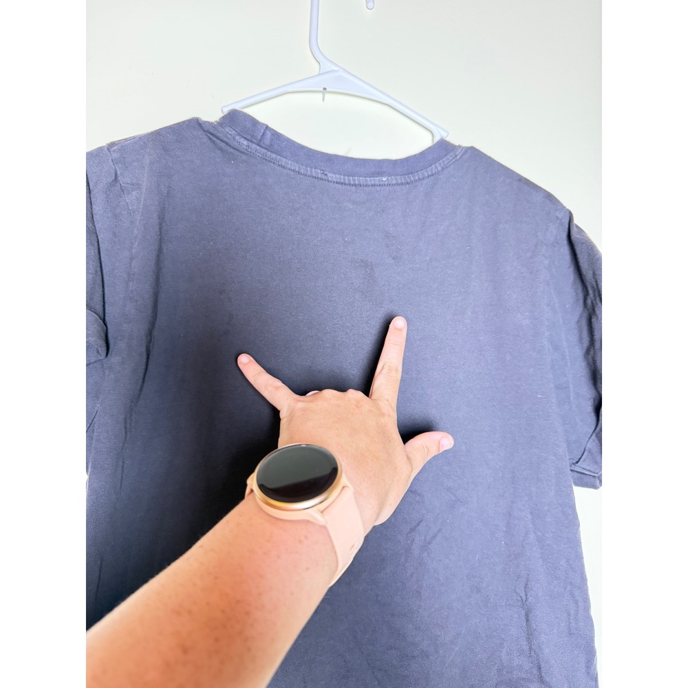 Love & Lazy Days Arizona Graphic Tee Charcoal Gray Desert Boho Cotton Shirt M - Picture 6 of 6